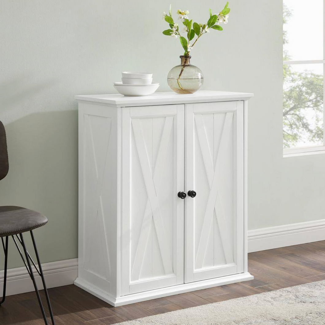 Clifton Distressed White Stackable Pantry