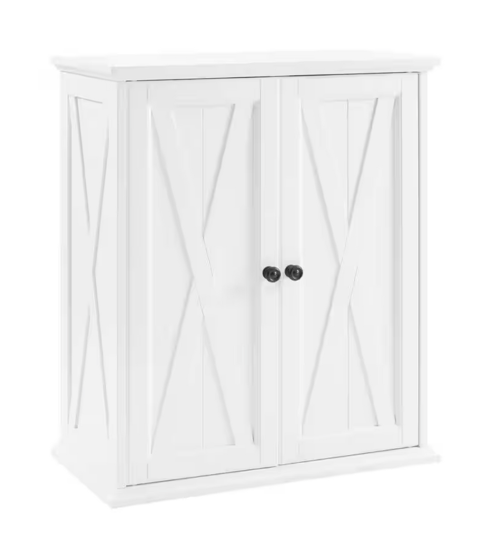 Clifton Distressed White Stackable Pantry