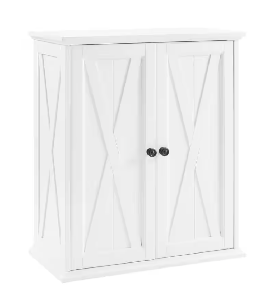 Clifton Distressed White Stackable Pantry