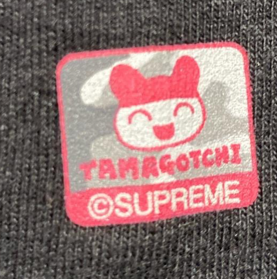 Supreme Tamagotchi Black and Pink T Shirt Sz L
