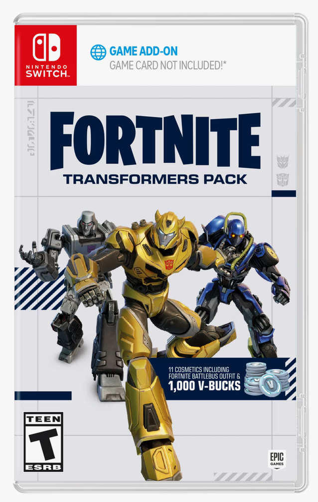 Fortnite - Transformers Pack DLC (Code in Box) - Nintendo Switch