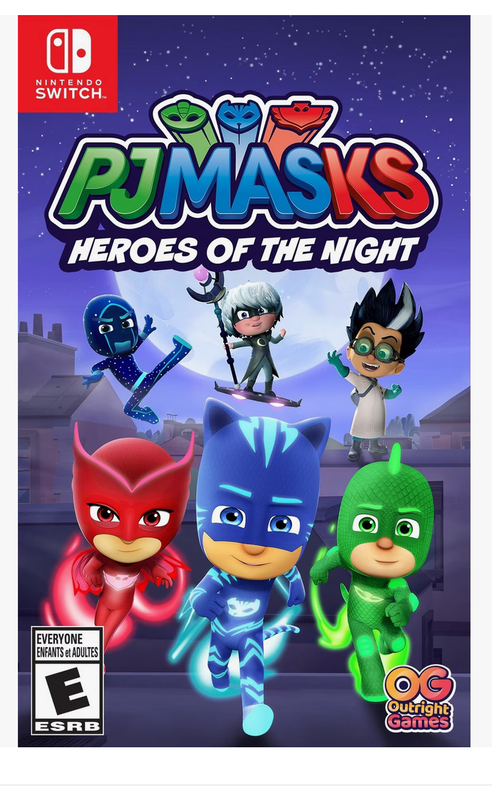 Pj Masks: Heroes of The Night - Nintendo Switch [Family Game Outright Games] NEW