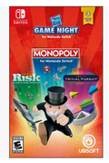 Hasbro Game Night - Nintendo Switch Monopoly, Trivial Pursuit Live, & Risk