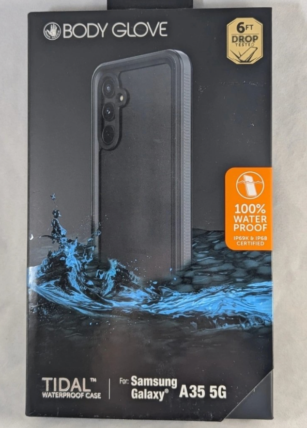 Body Glove Tidal Waterproof Case designed for the Samsung Galaxy A35 5G