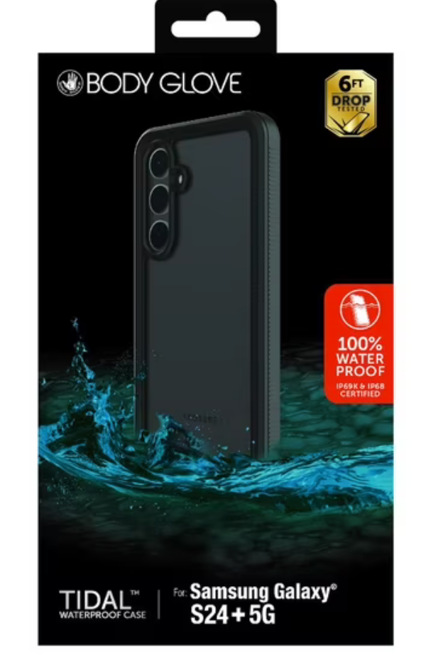Body Glove Tidal Waterproof Phone Case designed for the Samsung Galaxy S24+ 5G