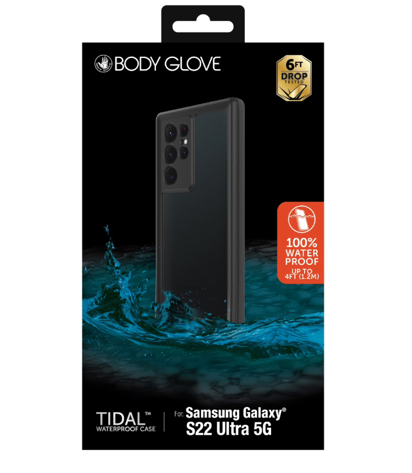 Body Glove Tidal Waterproof Phone Case for the Samsung Galaxy S22 Ultra 5G
