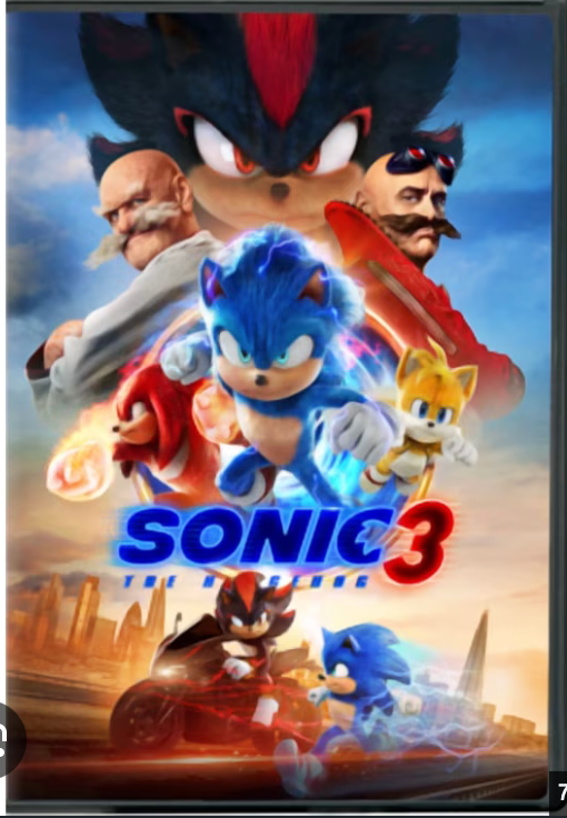 Sonic 3 — DVD