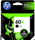 HP 60XL Black High-Yield Ink Cartridge (CC641WN)