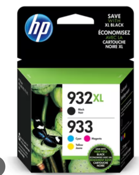 HP 932XL and 933 Multipack Ink Cartridges 4-pack