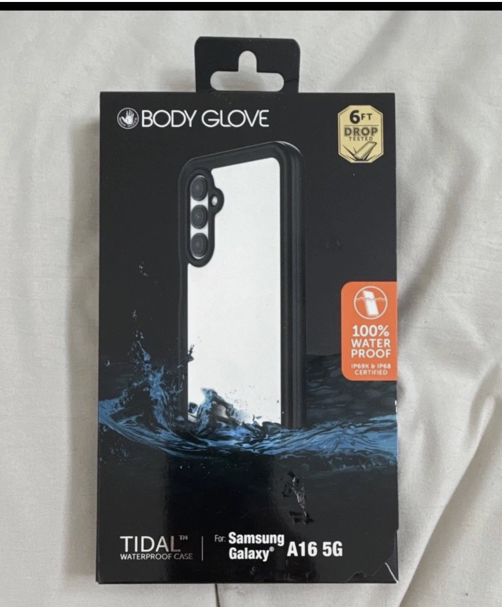 Body Glove Tidal Waterproof Case designed for the Samsung Galaxy A16 5G