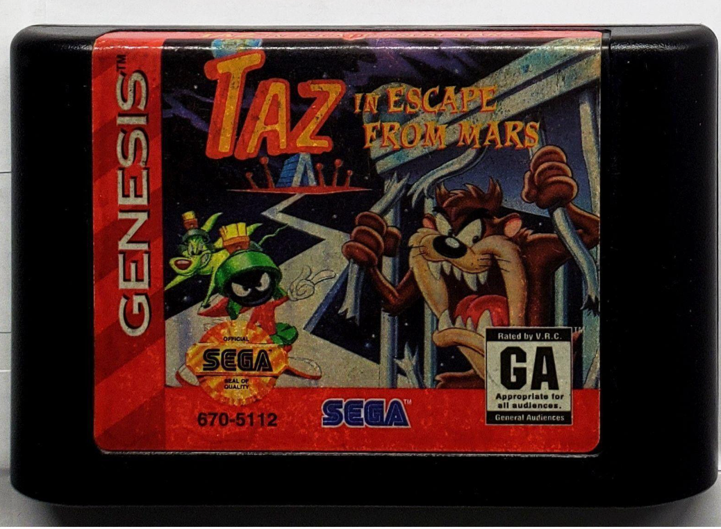 Taz in Escape from Mars- Sega Genesis