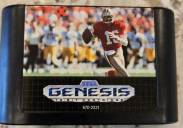NFL Sports Talk Football '93 Starring Joe Montana- Sega Genesis