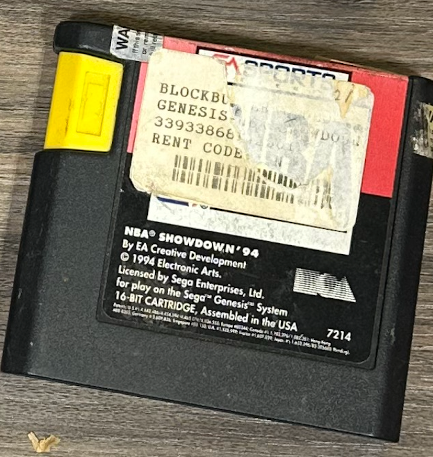 NBA Showdown 94- Sega Genesis