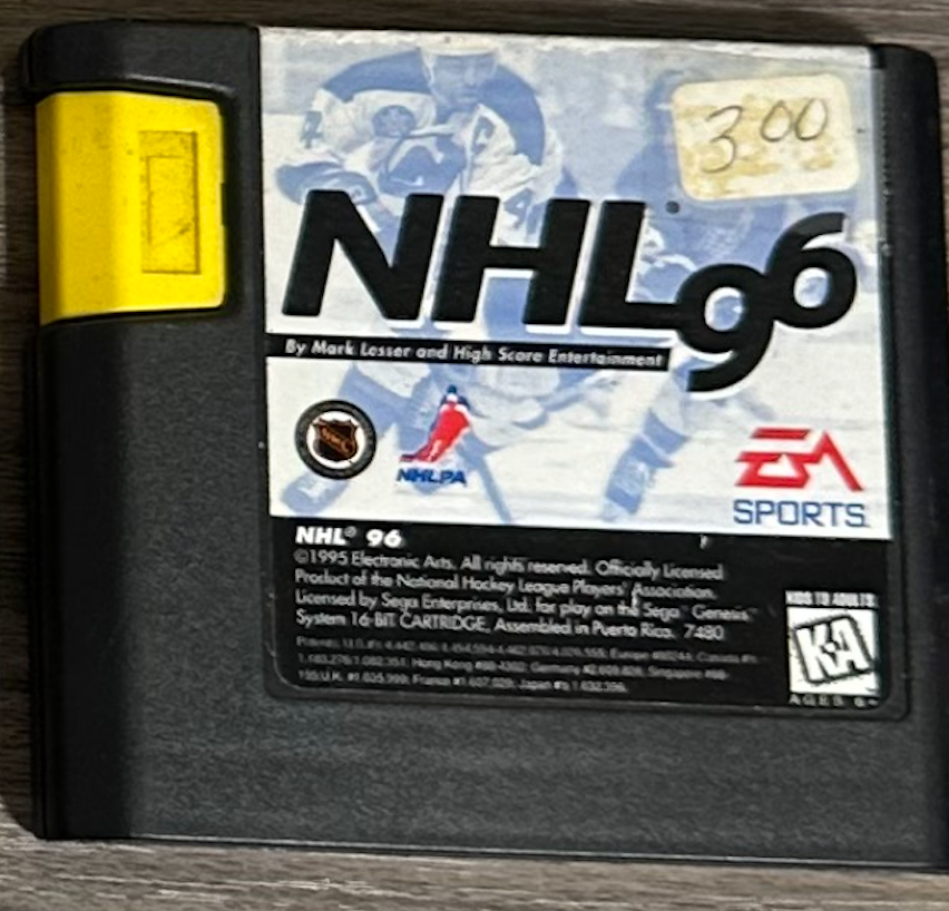 NHL 96- Sega Genesis
