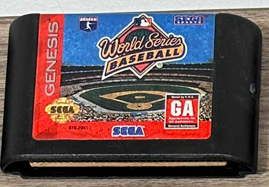 World Series Baseball- Sega Genesis