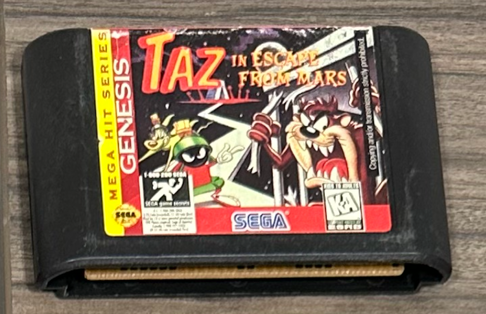 Taz in Escape from Mars- Sega Genesis