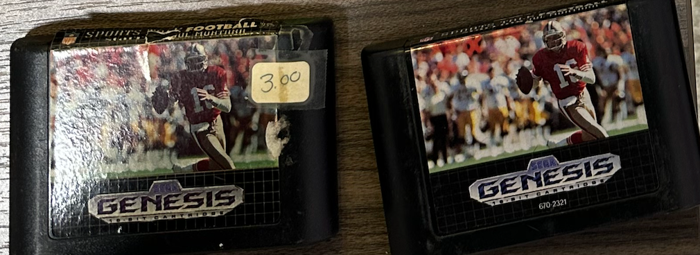 NFL Sports Talk Football '93 Starring Joe Montana- Sega Genesis