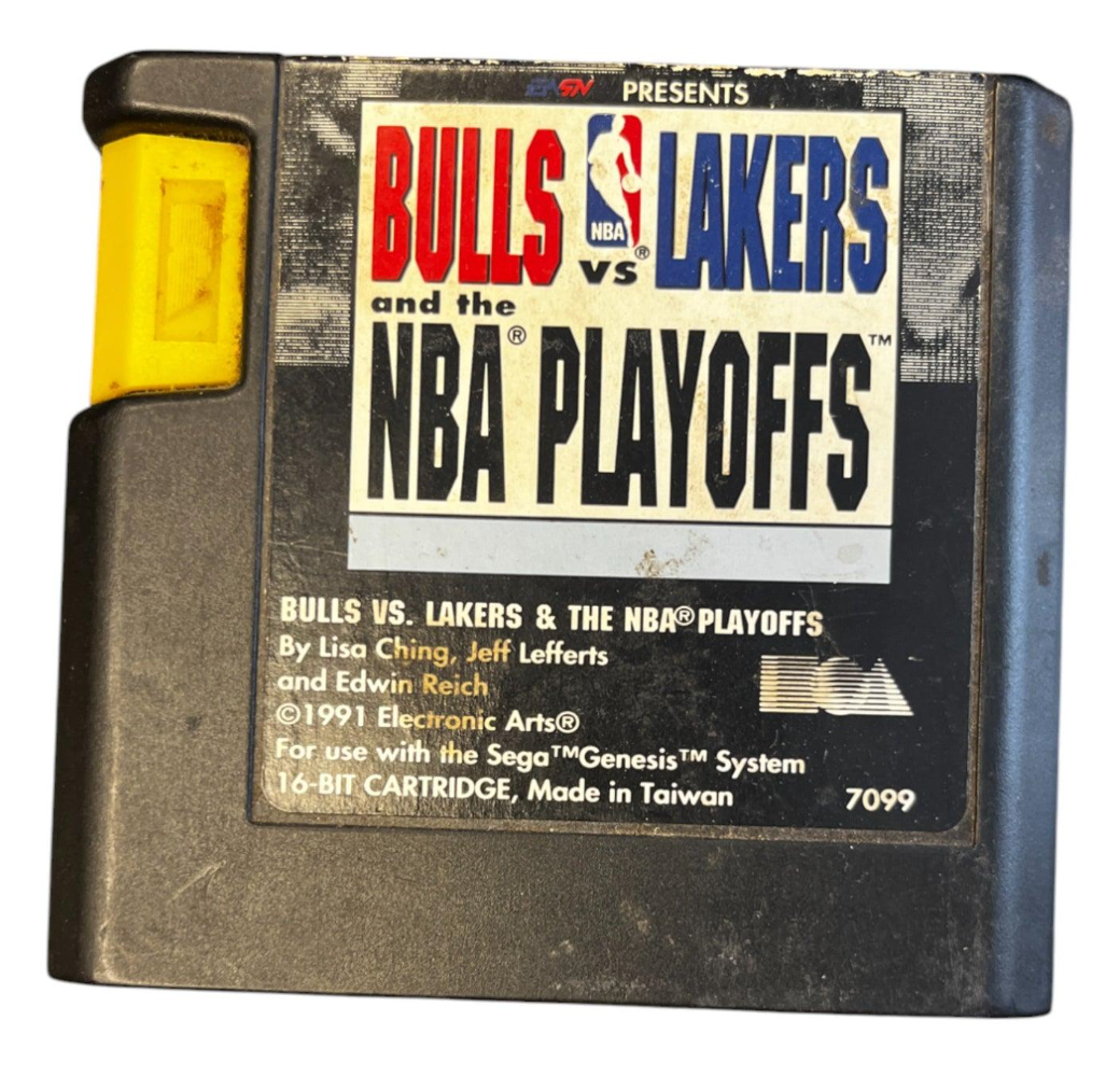 Bulls vs. Lakers and the NBA Playoffs- Sega Genesis