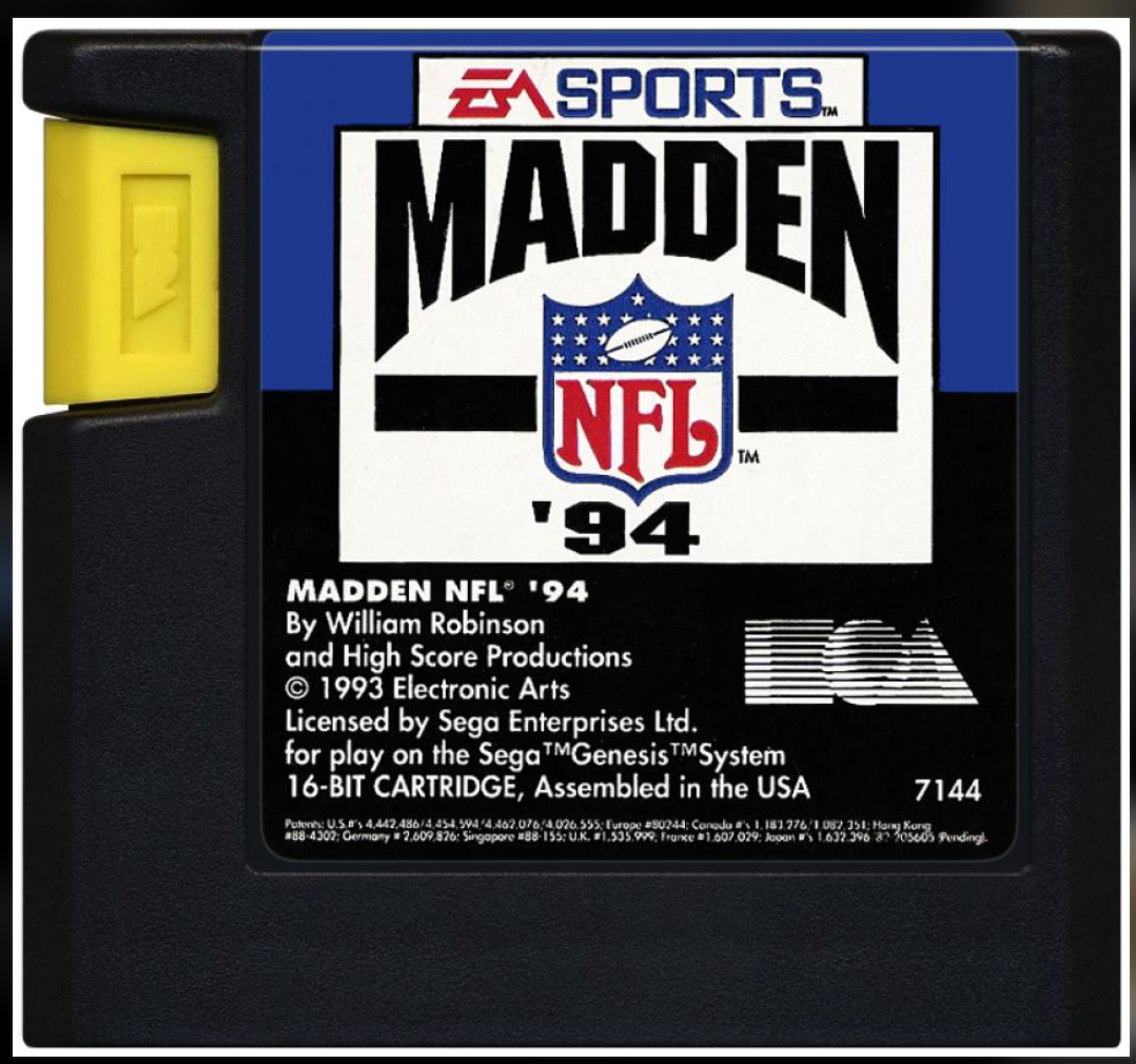 Madden NFL 94- Sega Genesis