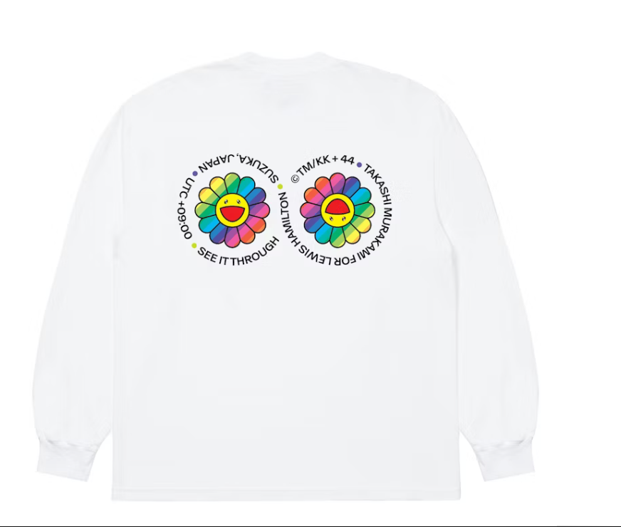 Takashi Murakami Lewis Hamilton Speedway Longsleeve T-shirt Sz XL