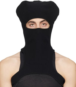 ANDREĀDAMO Black Rib Beanie
