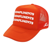 Compliments Orange 🦞 Trucker