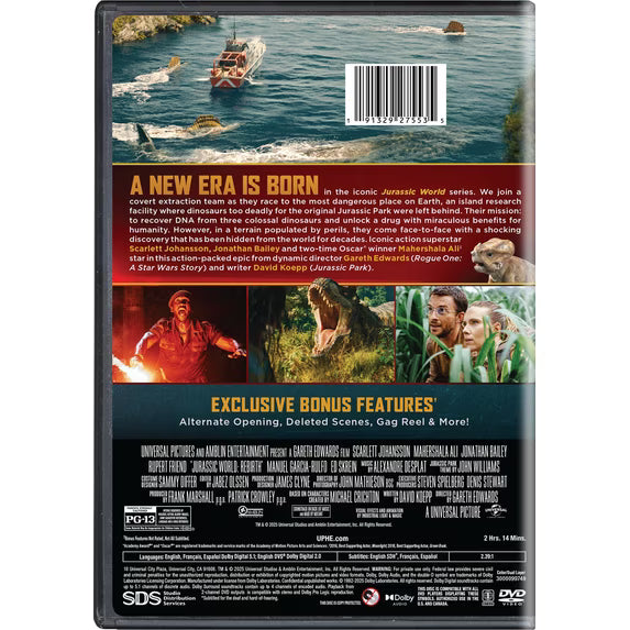 Jurassic World Rebirth (DVD) Action, Universal