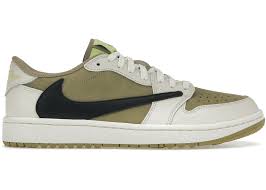 Jordan 1 Retro Low Golf Travis Scott Neutral Olive Sz 11