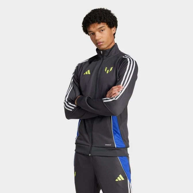 Men's adidas Lionel Messi Logo Full-Zip Track Jacket