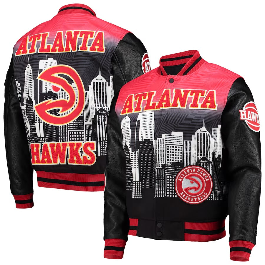 Pro Standard Atlanta Hawks Jacket Sz L