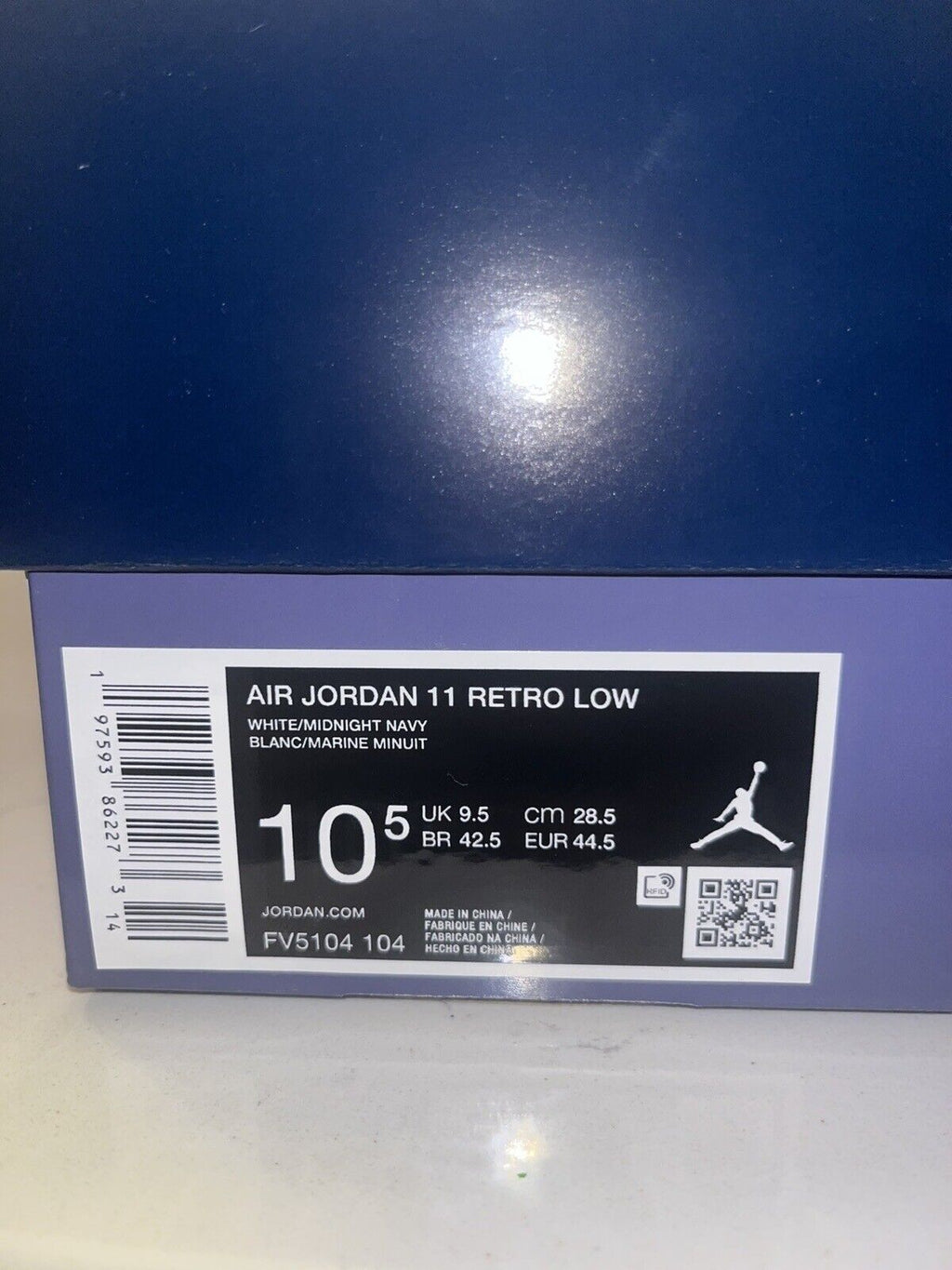 Jordan 11 Retro Low Diffused Blue Sz 10.5