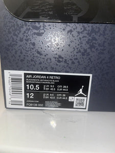Jordan 4 Retro Fear (2024) Sz 10.5