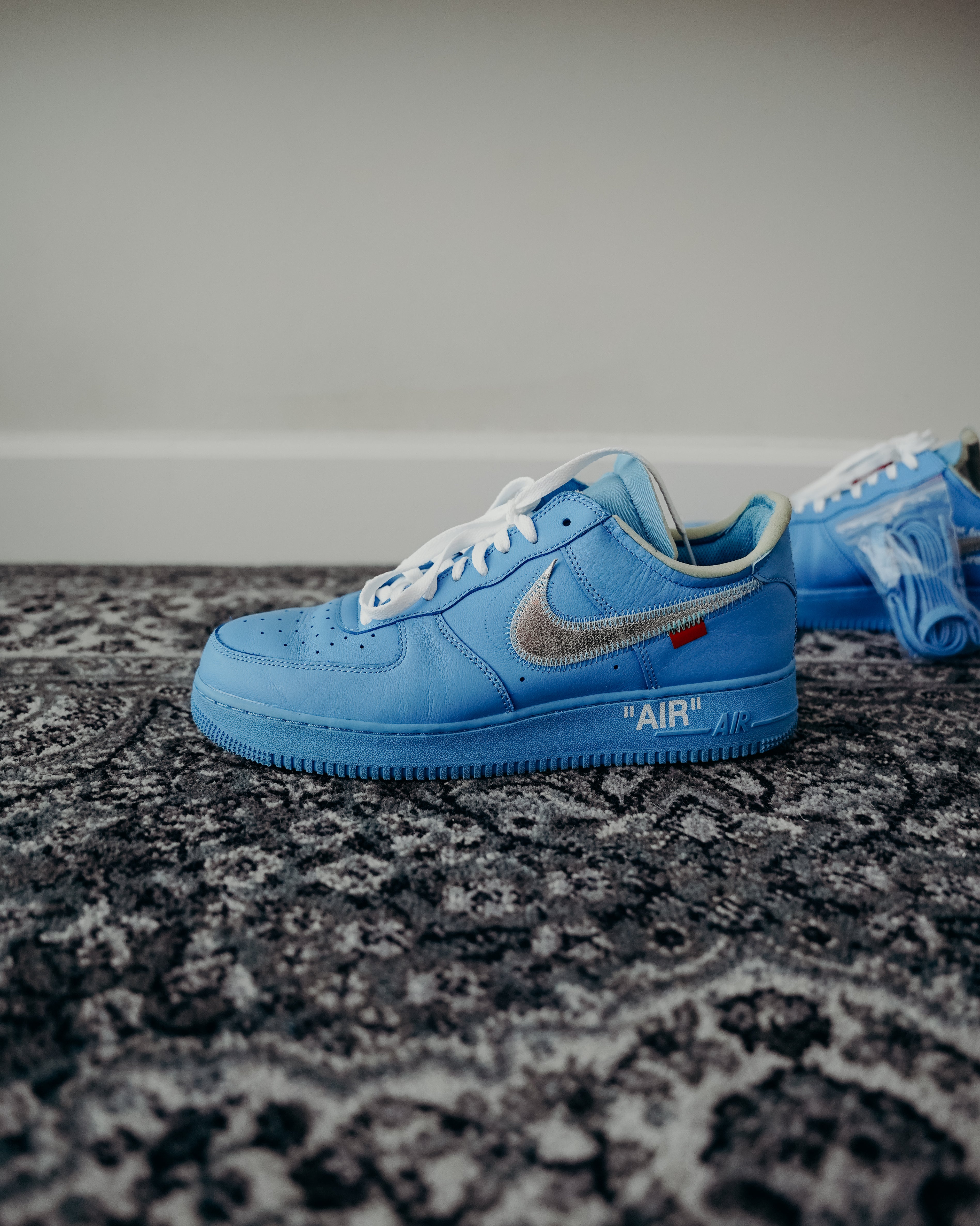 Nike Air Force 1 Low Off-White MCA University Blue Sz 11 (NO