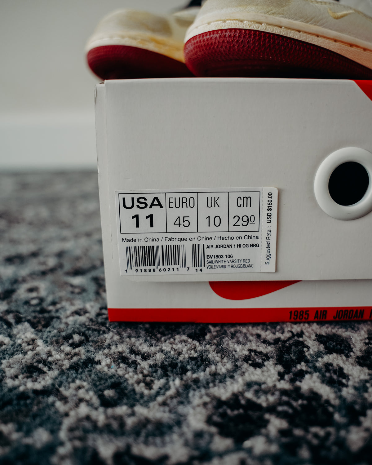 Jordan 1 High Nigel Sylvester Sz 11