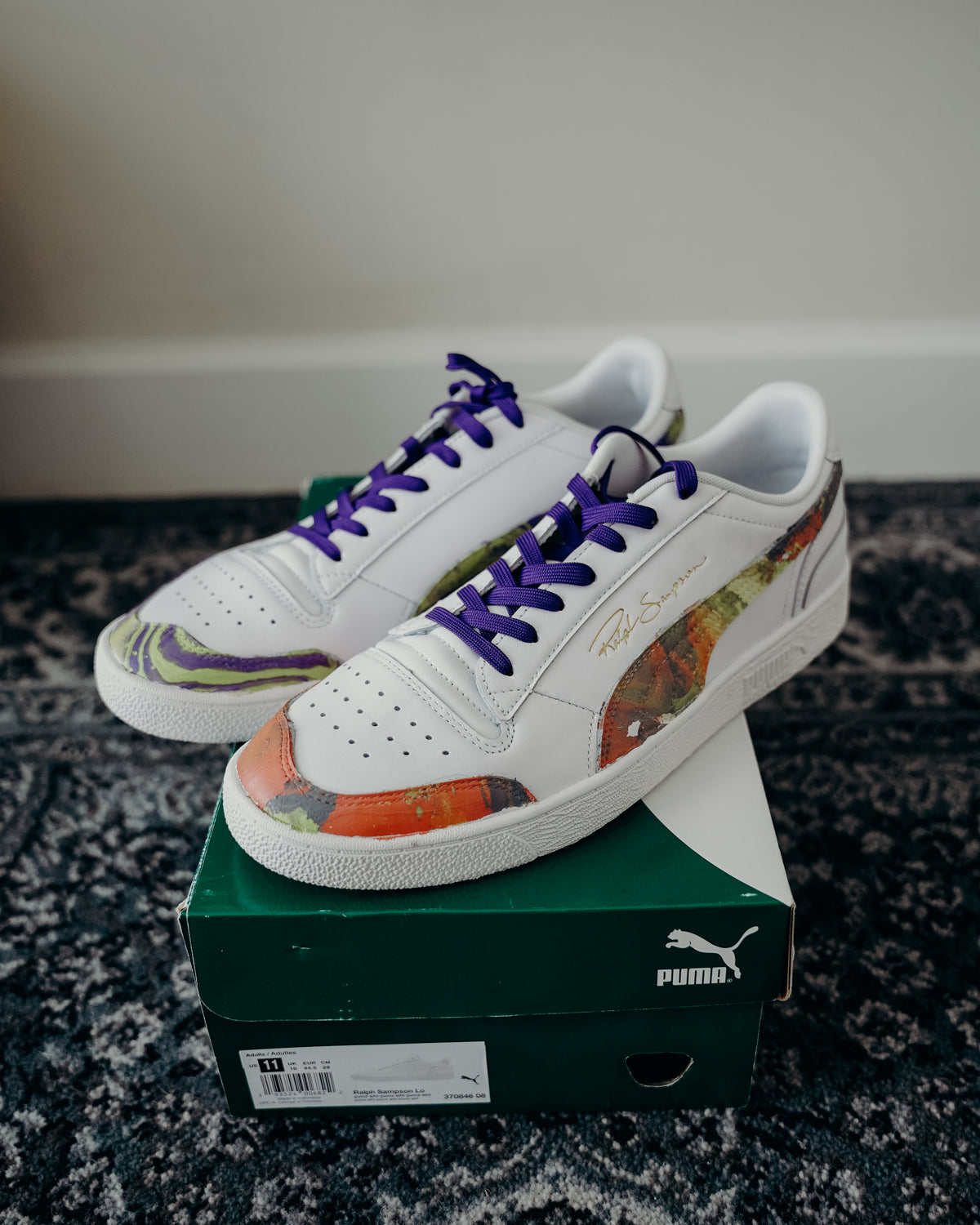 CUSTOM Puma Ralph Sampson Low Sz 11