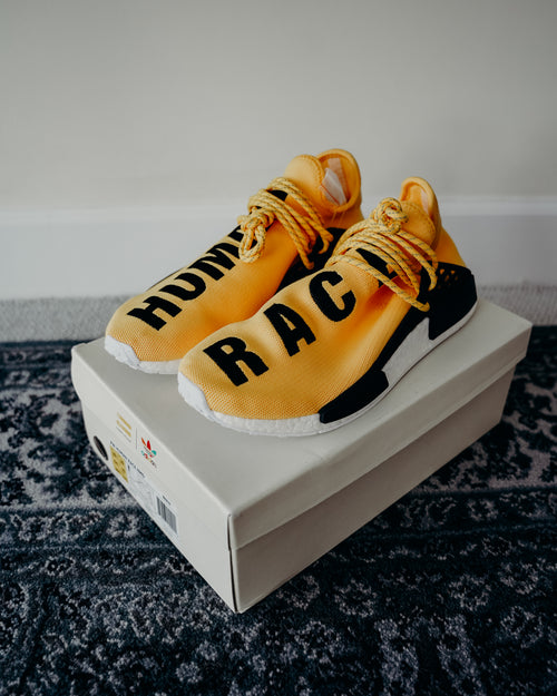 adidas NMD HU Pharrell Human Race Yellow Sz 10.5