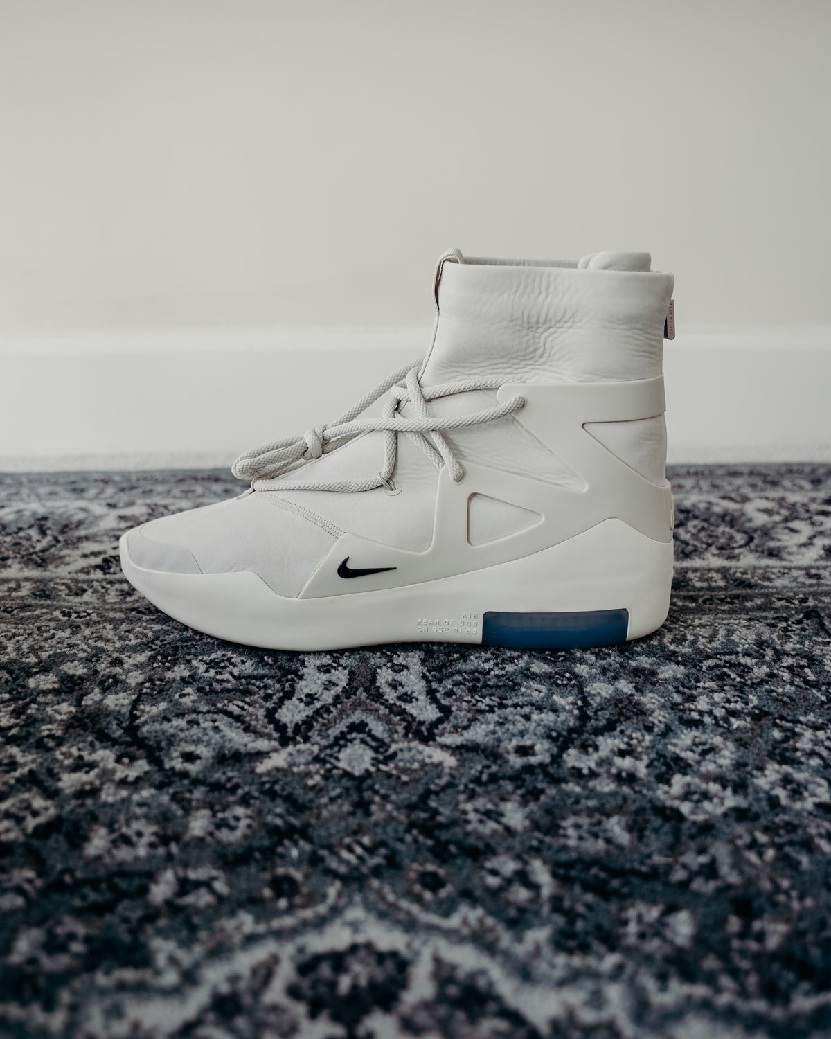 Nike Air Fear Of God 1 Sail Black Sz 12