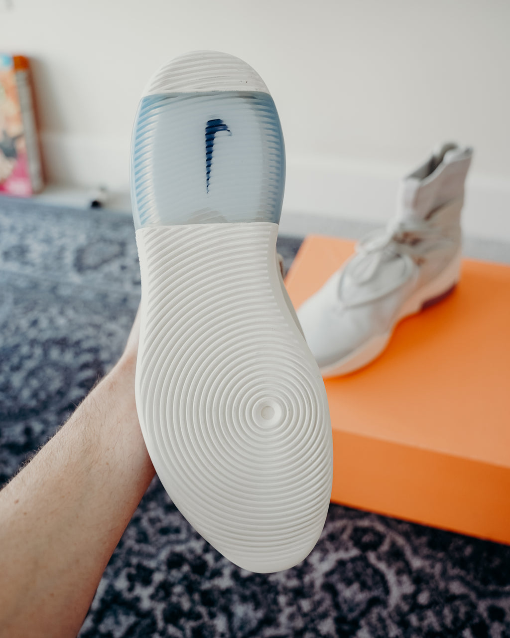 Nike Air Fear Of God 1 Sail Black Sz 12