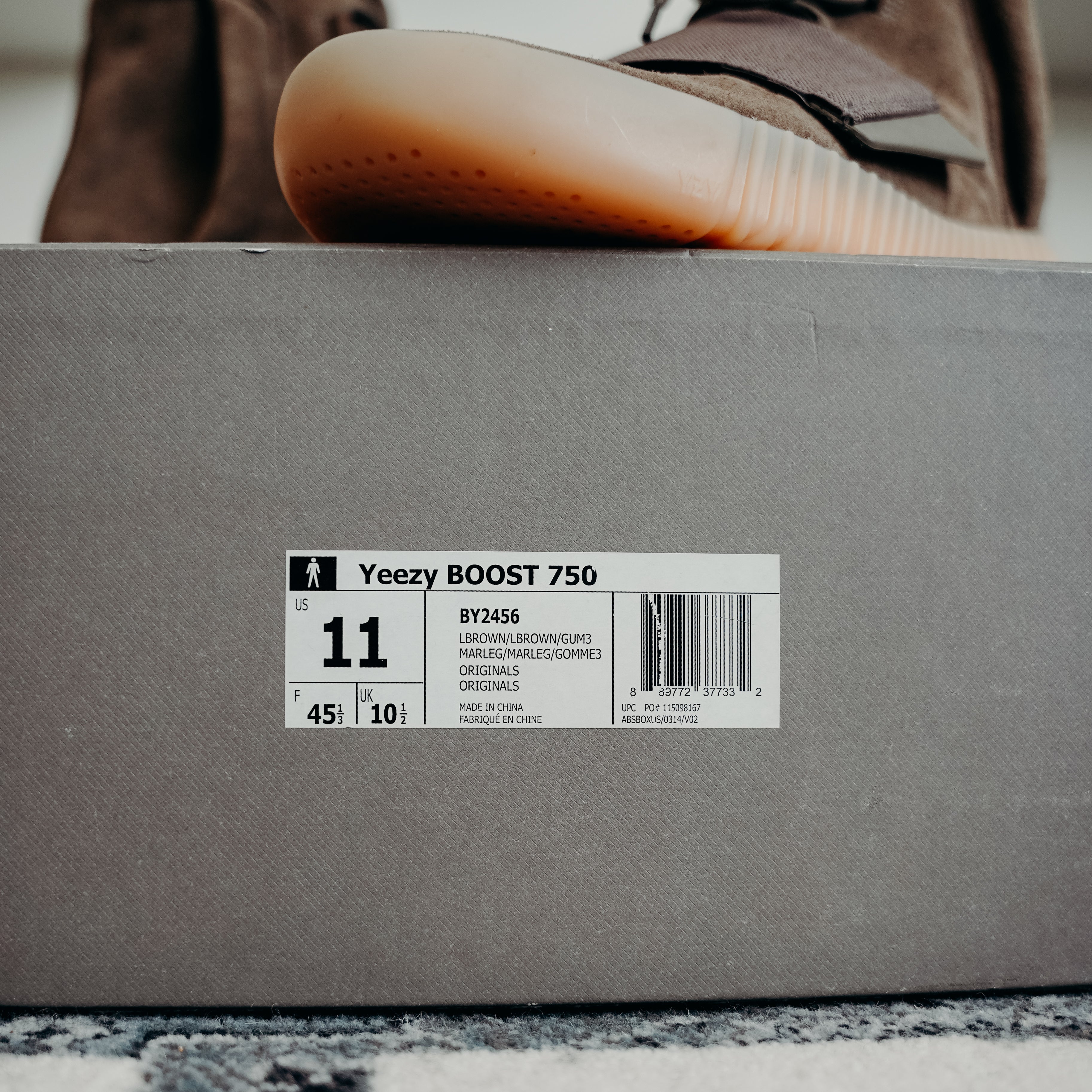 Yeezy 750 Boost "Chocolate" Sz 11