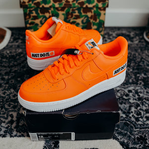 Nike Air Force 1 Low Just Do It Pack Orange Sz 12