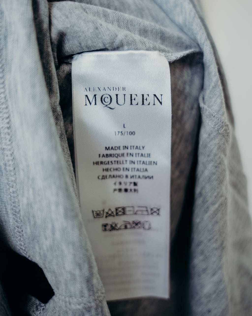 Alexander McQueen Tee Sz L