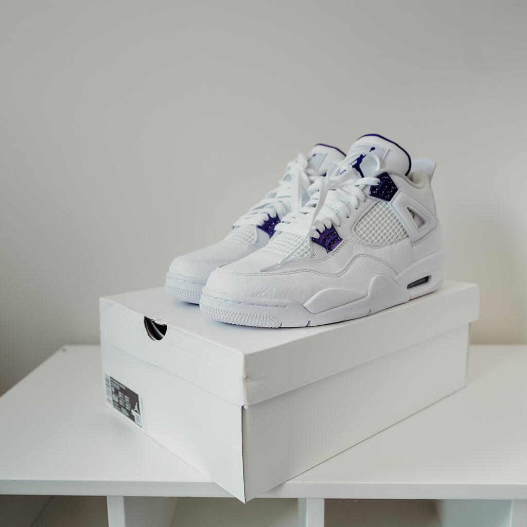 Jordan 4 Retro Metallic Purple Sz 11