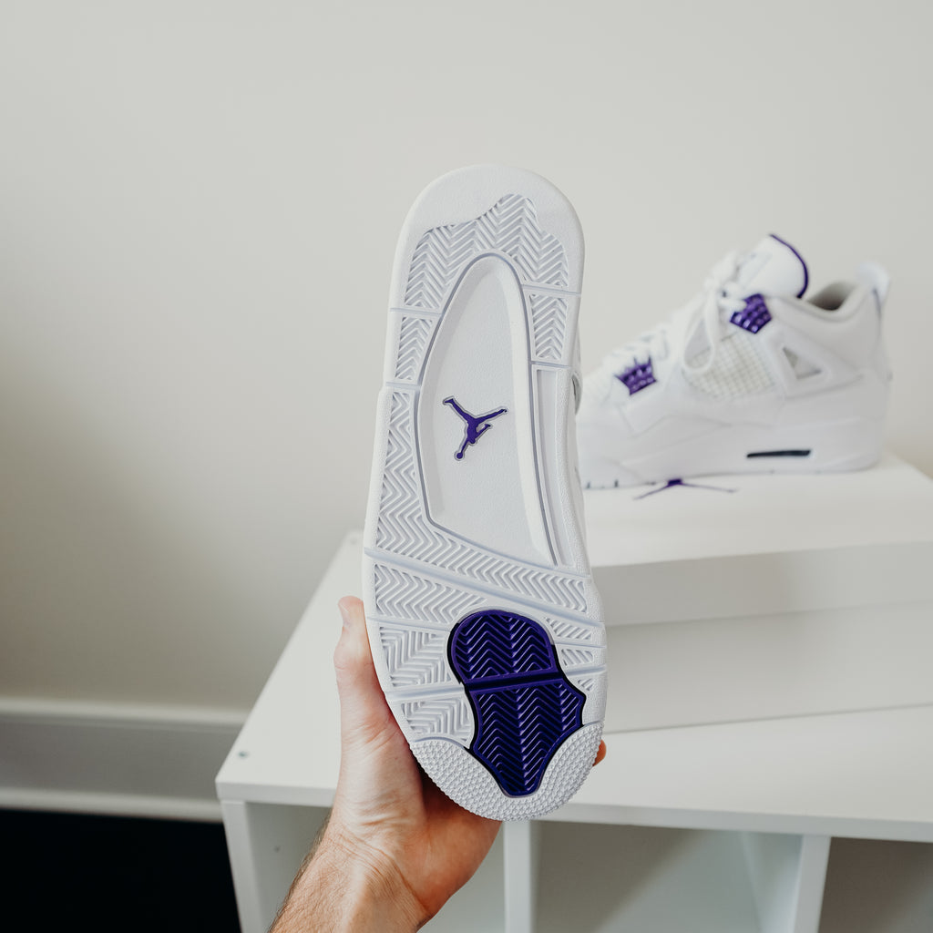 Jordan 4 Retro Metallic Purple Sz 11