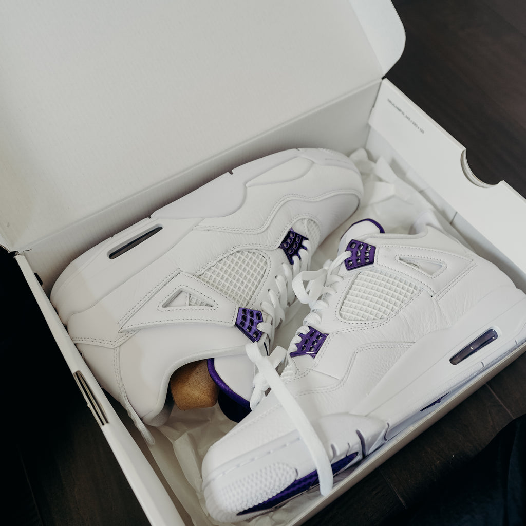 Jordan 4 Retro Metallic Purple Sz 11
