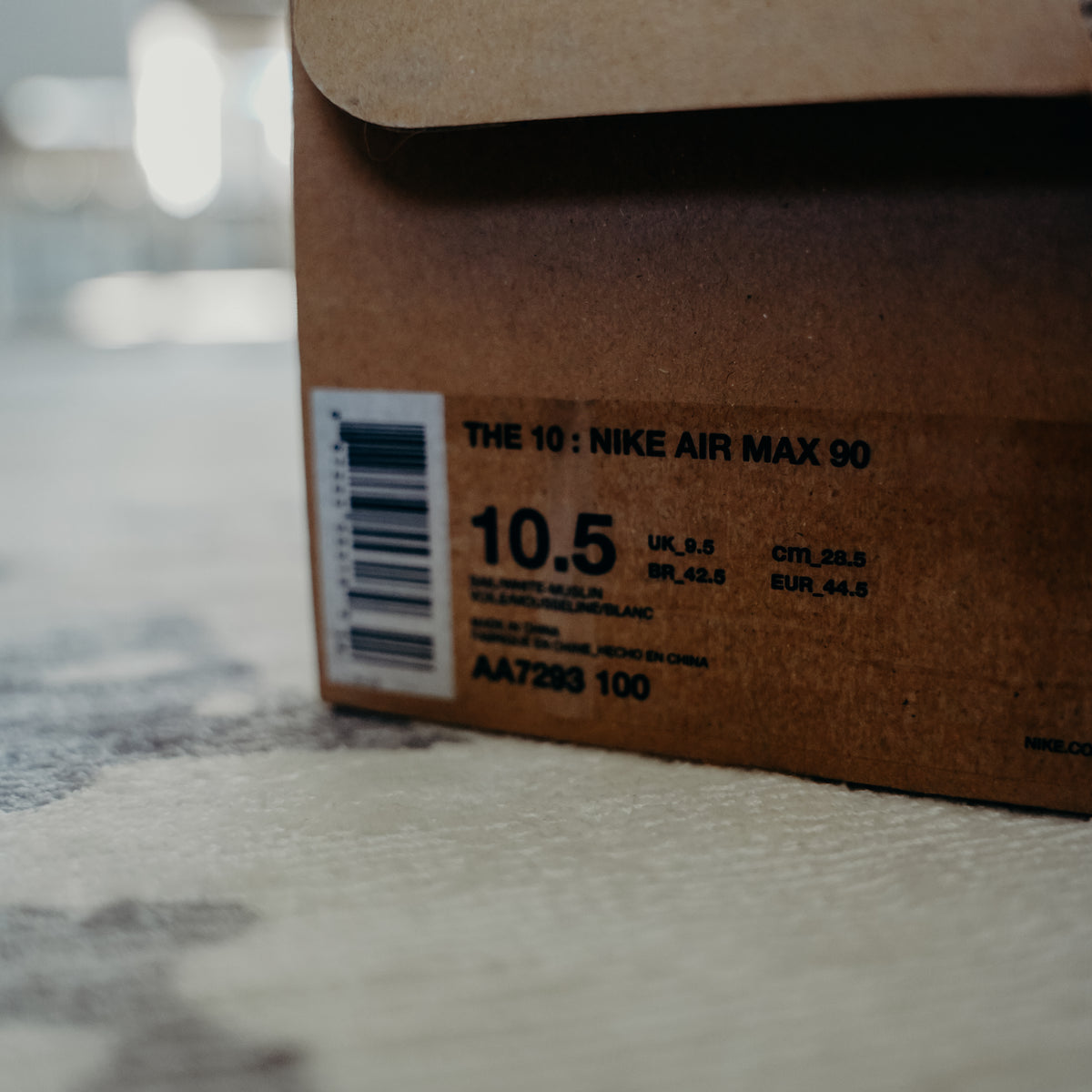 Nike Air Max 90 OFF-WHITE Sz 10.5