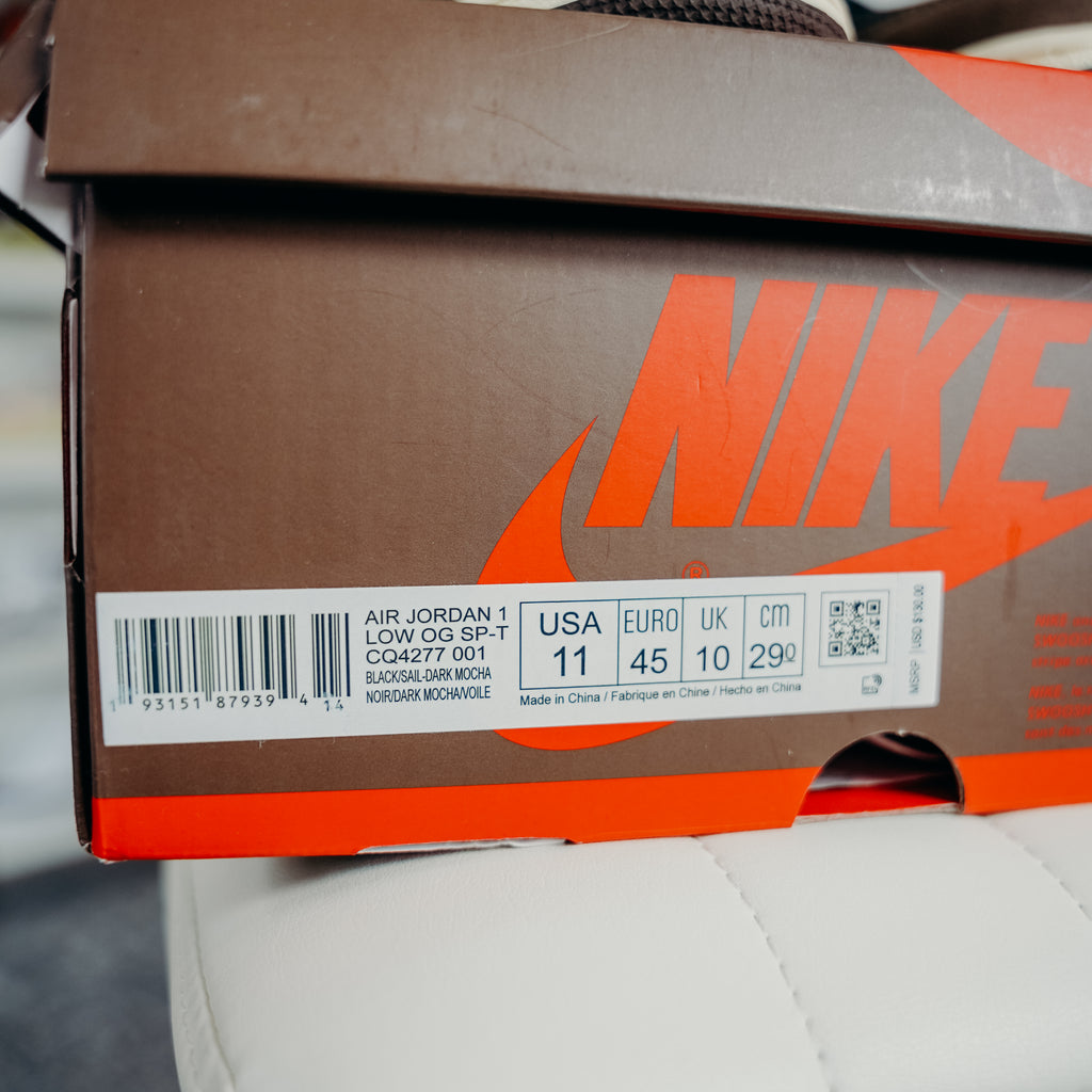 Jordan 1 Retro Low OG SP Travis Scott Sz 11