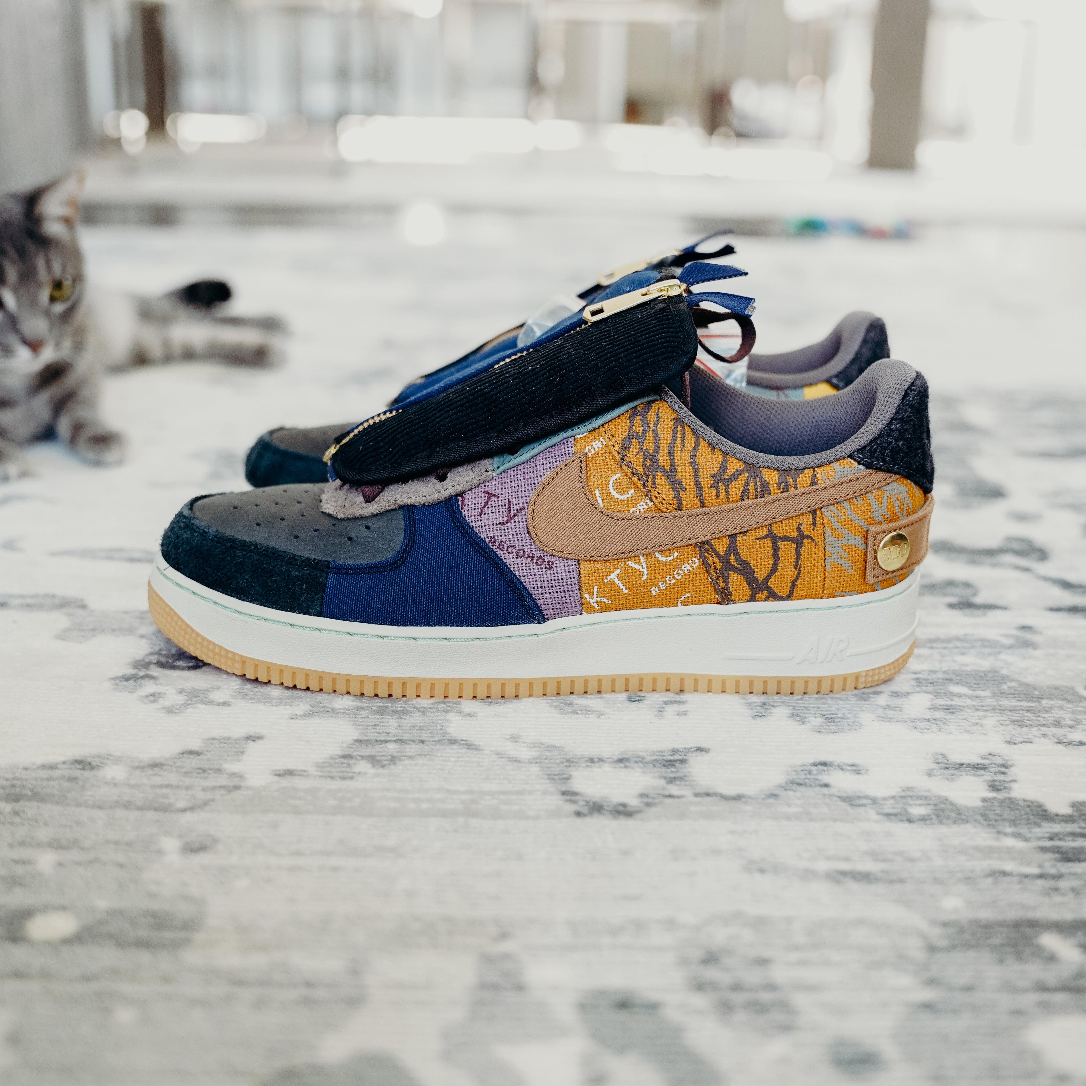 Nike Air Force 1 Low Travis Scott Cactus Jack Sz 10.5