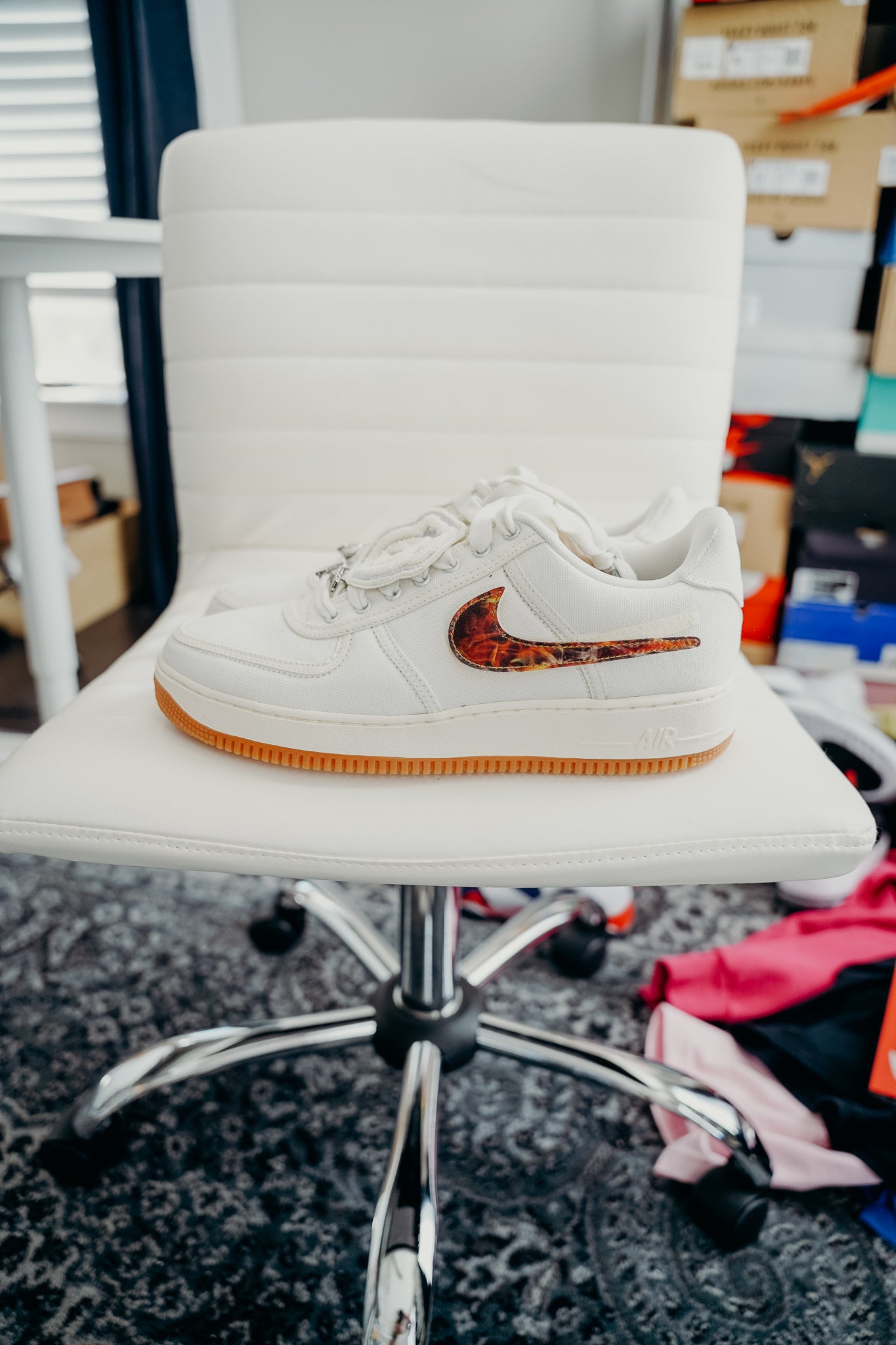 Nike Air Force 1 Low Travis Scott Sail Sz 11