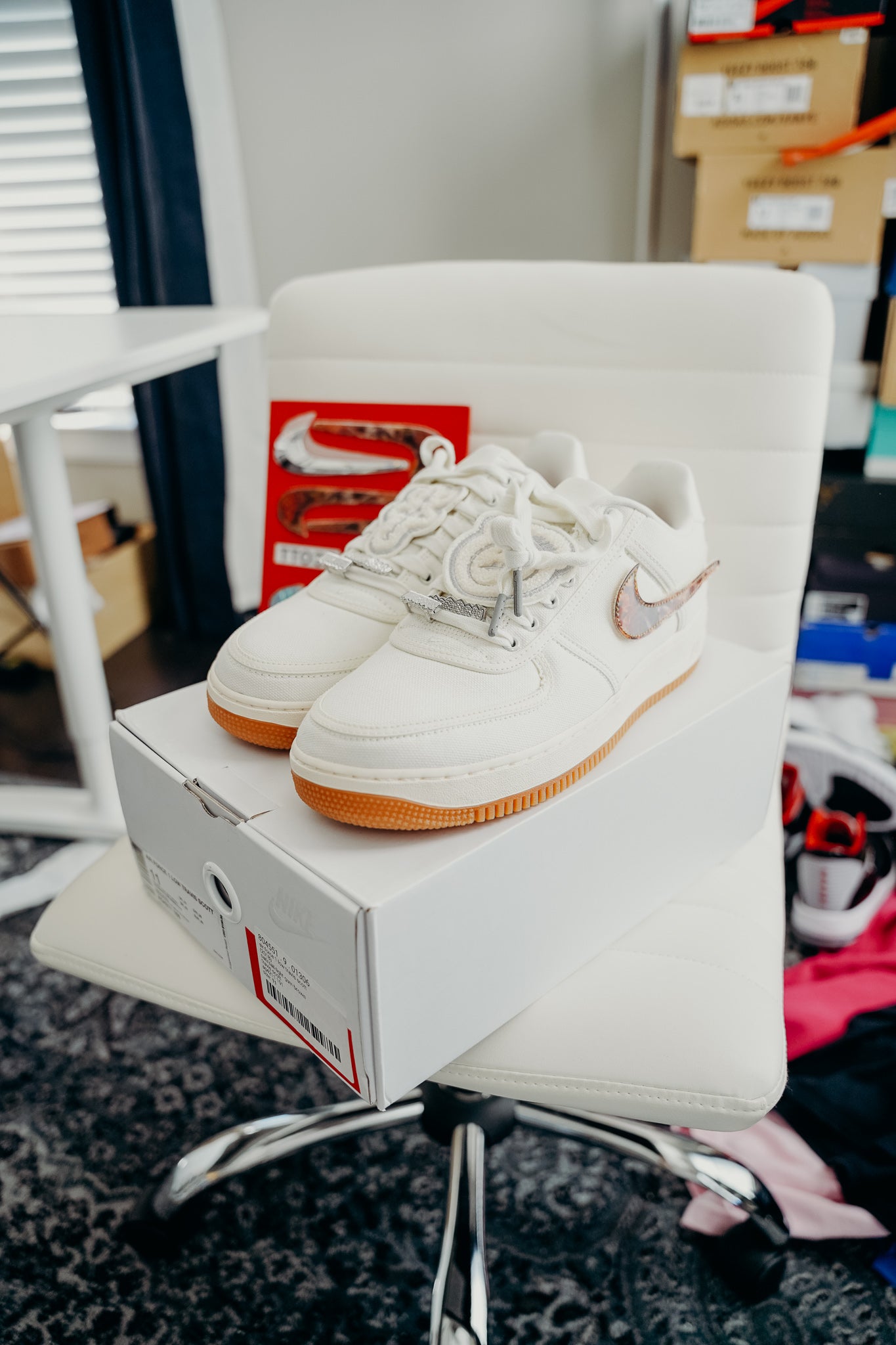 Nike Air Force 1 Low Travis Scott Sail Sz 11