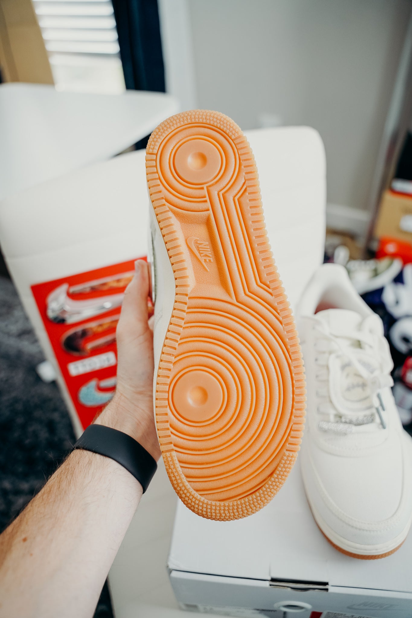 Nike Air Force 1 Low Travis Scott Sail Sz 11